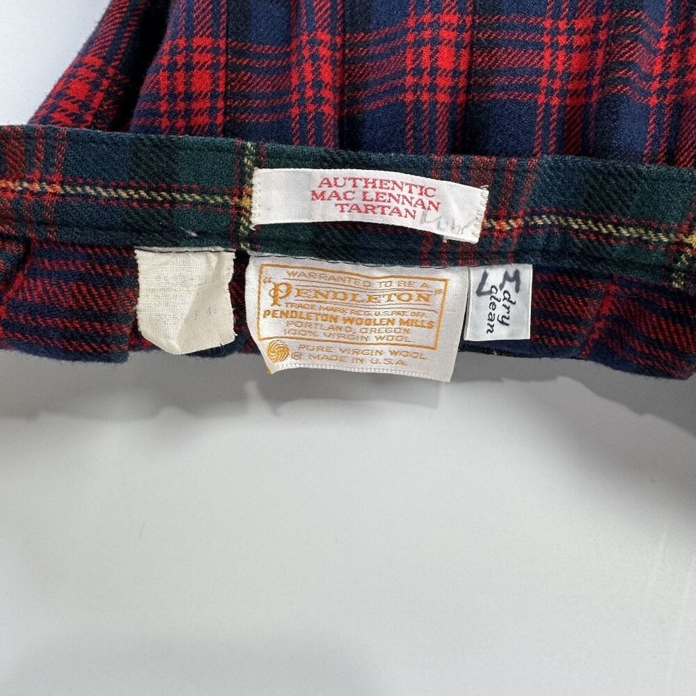 Vintage Pendleton AUTHENTIC Mac Lennan Tartan 100… - image 7
